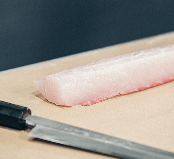 Sashimi Royal Hiramasa sliced